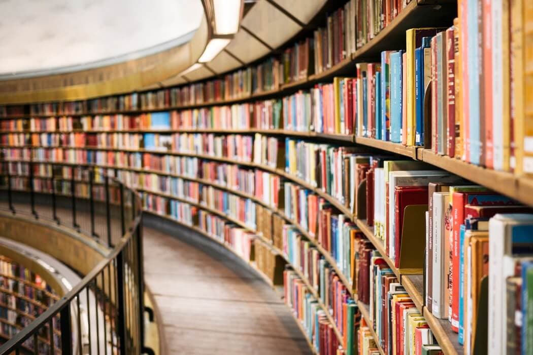 library shelf